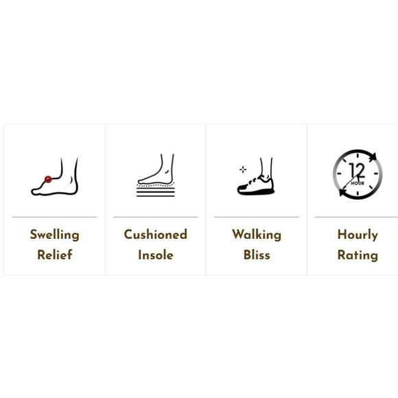 Women's ORTOREX by Ortho+rest Diabetic Walking Shoes, White/Burgandy, Size 9 - Picture 8 of 12